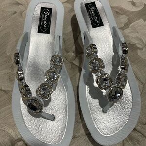 Women's White Sandals